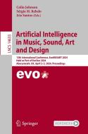 Artificial Intelligence in Music, Sound, Art and Design edito da Springer Nature Switzerland
