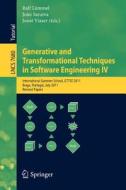 Generative and Transformational Techniques in Software Engineering IV edito da Springer Berlin Heidelberg