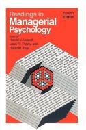 Readings in Managerial Psychology 4e di Harold J. Leavitt edito da University of Chicago Press
