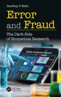 Error And Fraud di Geoffrey P. Webb edito da Taylor & Francis Ltd
