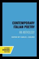 Contemporary Italian Poetry di Carlo L. Golino edito da University Of California Press