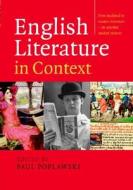 English Literature In Context edito da Cambridge University Press