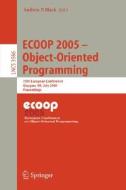 ECOOP 2005 - Object-Oriented Programming edito da Springer Berlin Heidelberg