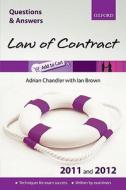 Q & A Revision Guide: Law Of Contract di Adrian Chandler, Ian Brown edito da Oxford University Press