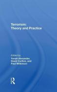 Terrorism/h di Lewis M Alexander edito da Taylor & Francis Ltd