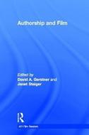 Authorship and Film di David Gerstner edito da Taylor & Francis Ltd