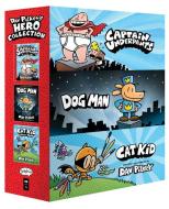 Dav Pilkey's Hero Collection: 3-Book Boxed Set (Captain Underpants #1, Dog Man #1, Cat Kid Comic Club #1) di Dav Pilkey edito da GRAPHIX