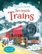 See Inside Trains di Emily Bone edito da Usborne Publishing