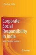 Corporate Social Responsibility in India edito da Springer Singapore