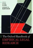 The Oxford Handbook of Empirical Legal Research di Peter Cane edito da OUP Oxford