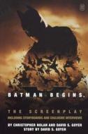 Batman Begins: The Screenplay: Including Storyboards and Exclusive Interviews di Christopher Nolan edito da FARRAR STRAUSS GIROUX 3PL