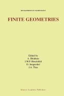 Finite Geometries di Aart Blokhuis, J. W. P. Hirschfeld, Dieter Jungnickel edito da SPRINGER NATURE