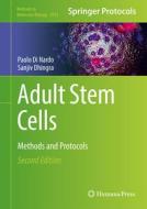 Adult Stem Cells edito da Springer International Publishing