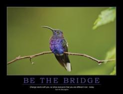 Be the Bridge Poster di Enna edito da Taylor & Francis Ltd