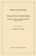 Einleitung in die Ethik di Edmund Husserl, Henning Peucker edito da Springer Netherlands