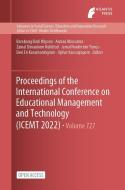 Proceedings of the International Conference on Educational Management and Technology (ICEMT 2022) edito da ATLANTIS PR