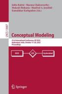 Conceptual Modeling edito da Springer International Publishing