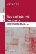 Web and Internet Economics edito da Springer Berlin Heidelberg