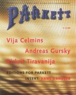 Parkett No. 44 Vija Celmins, Andreas Gurskey, Rirkrit Tiravanija di Lothar Baumgarten edito da Parkett Publishers