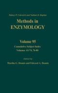 Cumulative Subject Index, Volumes 61-74, 76-80 di Zach Dennis edito da ELSEVIER
