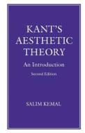 Kant's Aesthetic Theory di Salim Kemal edito da Palgrave Macmillan