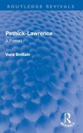 Pethick-Lawrence di Vera Brittain edito da Taylor & Francis Ltd