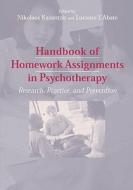 Handbook of Homework Assignments in Psychotherapy edito da Springer US