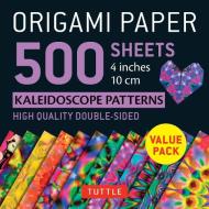 Origami Paper 500 Sheets Kaleidoscope Patterns 4 (10 Cm) di Tuttle Publishing edito da Tuttle Publishing