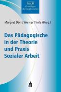 Das Pädagogische in der Theorie und Praxis Sozialer Arbeit edito da Schneider Verlag GmbH