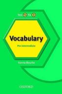 Test It, Fix It: Pre-intermediate: Vocabulary di Kenna Bourke, Amanda Maris edito da Oxford University Press