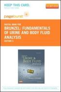 Fundamentals of Urine & Body Fluid Analysis - Pageburst E-Book on Vitalsource (Retail Access Card) di Nancy A. Brunzel edito da W.B. Saunders Company