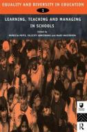 Equality and Diversity in Education 1 di Felicity Armstrong edito da Routledge