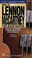 Best of Lennon & McCartney for Bass Guitar: A Step-By-Step Breakdown of the Bass Guitar Style of Paul McCartney edito da Hal Leonard Publishing Corporation