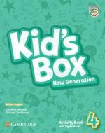 Kid's Box New Generation Level 4 Activity Book with Digital Pack British English di Caroline Nixon, Michael Tomlinson edito da CAMBRIDGE