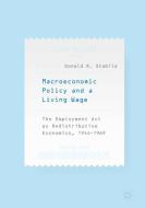Macroeconomic Policy and a Living Wage di Donald R. Stabile edito da Springer-Verlag GmbH