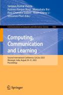 Computing, Communication and Learning edito da Springer Nature Switzerland
