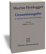 Gesamtausgabe. 4. Abteilung / Zollikoner Seminare di Martin Heidegger edito da Klostermann Vittorio GmbH