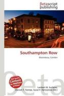 Southampton Row edito da Betascript Publishing