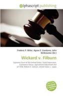 Wickard V. Filburn edito da Alphascript Publishing