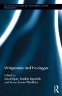 Wittgenstein and Heidegger edito da Taylor & Francis Ltd