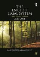 The English Legal System di Gary Slapper, David Kelly edito da Taylor & Francis Ltd