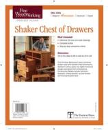 Fine Woodworking's Shaker Chest of Drawers Plan di Fine Woodworking edito da Taunton Press