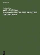 Wie löst man Randwertprobleme in Physik und Technik di Ferdinand Cap edito da De Gruyter