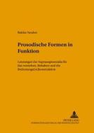 Prosodische Formen in Funktion di Baldur Neuber edito da Lang, Peter GmbH