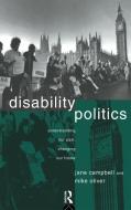 Disability Politics di Jane Campbell edito da Routledge