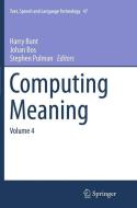 Computing Meaning edito da Springer Netherlands