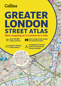 Greater London Street Atlas di Collins Maps edito da Harpercollins Publishers