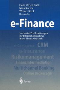 e-Finance edito da Springer Berlin Heidelberg