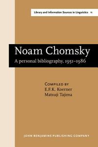 Noam Chomsky edito da John Benjamins Publishing Co