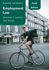Employment Law di Deborah J. Lockton, Tom Brown edito da RED GLOBE PR